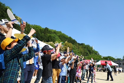 二宮忠八翁飛行記念大会　様子