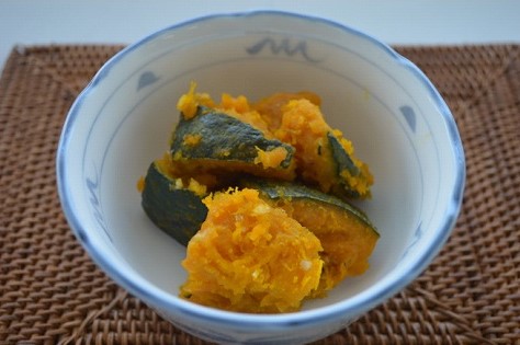 かぼちゃのごま味噌和え